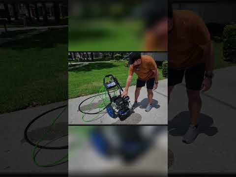 First Pull POWER! TOOLCY 3400 PSI Gas Pressure Washer DEMO! 💦