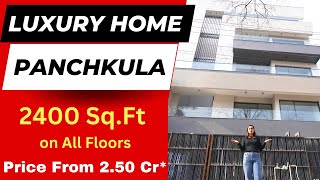 Luxury Home For Sale 😍 Panchkula Sector-2 🏠 Floor Wise | Panchkula Property | Live Site Visit