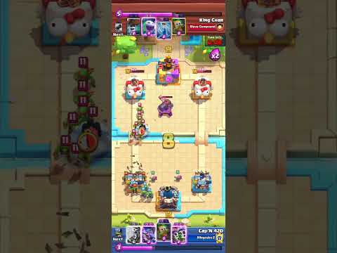 Wallbreakers + Evo Witch attack 🧙 #clashroyale #supercell #gaming