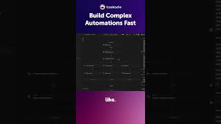 Build powerful automation flows in under 60 seconds.