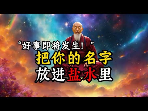 把你的名字放進鹽水裡，然後奇跡發生了！充滿能量的靈性儀式詳解