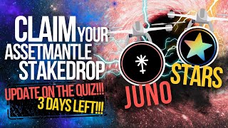 AssetMantle Stakedrop | JUNO & STARGAZE AIRDROP | 3DAYS LEFT!!!