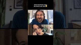 #davidtennant & #pheobewallerbridge acting like children 🤣 #staged #funny #youtube #shorts #explore