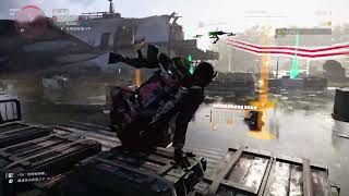 The Division® 2_20250723，Y7S1白區地圖實戰：金裝鼠疫傷害真的很高，骨幹（記得要3冷漠）＋犧牲奉獻＋承包商＋守夜者（方便快速掃描找到敵人，適合開迷霧政令）。