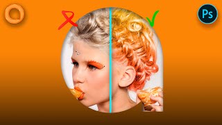 Hair change color | Easy photoshop tutorial by Azerostudio V.D.