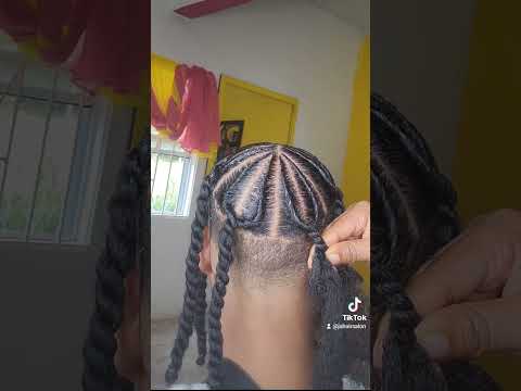Easy invisible locs tutorial. #jahairsalon. #braidstutorial #stkittsnevis