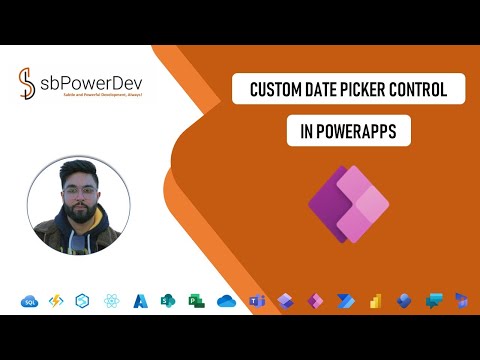 Custom Date Picker Control in PowerApps | #sbPowerDev
