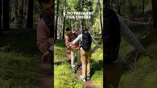 Tips for preventing ticks while hiking  #hiking #hikingtips #tickseason  #outdoors