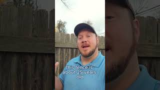 Can a gray old fence be restored with wood stain?