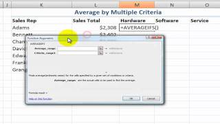 Use Average, AverageIf and AverageIfs Functions in Excel
