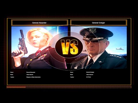 CnC Generals ZH Shockwave - Super Weapons General Vs Air Force General Challenge