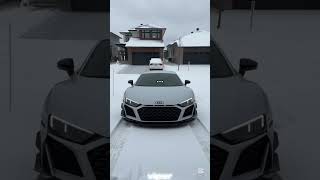 Absolute goated car. 🚗 #shorts #audir8 #carengine #carsedit