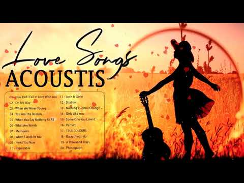 English Acoustic Love Songs Playlist - Beautiful Love Songs Cover Of All Time⭐ Guitar Acoustic Music