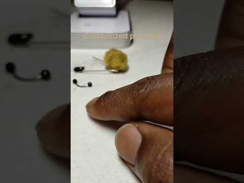Customized face piercing... #Facepiercing #smallbusiness #eagleentertainment