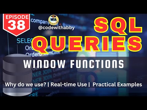 Window Functions in SQL Server | Real Examples | RANK, DENSE_RANK, LAG, LEAD| @codewithabby | 2025