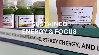 Magic Mind Co - Sustained Focus & Energy B12 Drink Shots Matcha Best Energy Drink Healthy