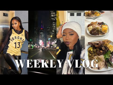 WEEKLY VLOG! THANKSGIVING IN NEW YORK & CT + RAPTORS INVITED ME TO A BASKETBALL GAME + MORE | CHEV B