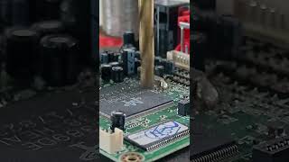 Satisfying PCB Drilling with Bench Drill