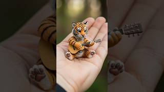 The Cute Tiger & Lion Play Guitar​ #aimonster #creaturedesign #aiart #aicreature #aianimation