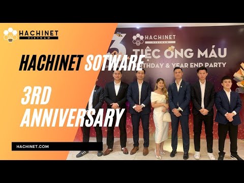HACHINET SOFTWARE -  3rd Anniversary and Year End Party 2020 Hachinet celebration
