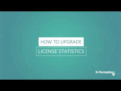 How to upgrade License Statistics
