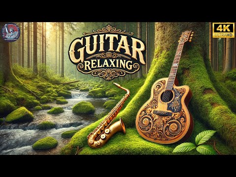 RELAXING MUSIC INSTRUMENTAL FOR BRAIN - American Landscapes 4K and Romantic Classical Guitar Songs