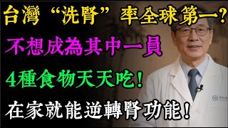 台灣“洗腎”率全球第一？不想成為其中一員，就記住這4個“護腎法寶”！不花錢，在家就能逆轉腎功能！#健康知识#老年健康#健康养生#健康之眼