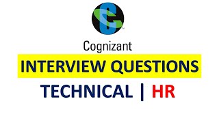 Cognizant Interview Questions | Technical And HR Round #CTS