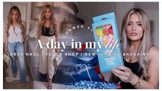 Summer Vlog: ASOS Try-On haul, Tesco food shop  + Home Bargain Finds
