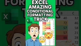 Excel Amazing Conditional Formatting Trick 😲🤯 #tusharrawani