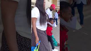 Ireolowa Ajeyemi Excited To See His Dad Kolawole Ajeyemi & Actress Toyin Abraham In School Today