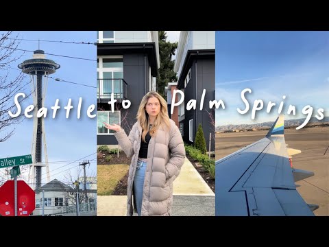 Seattle to Palm Springs Real Estate Work Trip Day In The Life