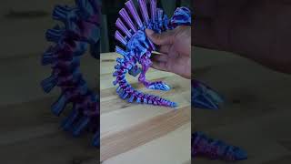 Silk Gradient Spinosaurus Skeleton 3D Print | Flexi Factory x Bambu Labs X1C  #3dprintshorts
