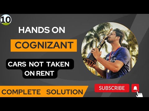 Cognizant Hands-on - Cars Not Taken On Rent || TechieTalkwithAditya || SQL Query