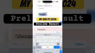 Cleared RRB PO Prelims 2024🥳🫶🏻ll #rrbpoprelimsresult2024 #rrbpo2024 #ibps #result #bankexam2024