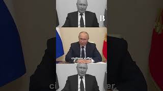 Putin Accuses Ukraine of Civilian Attacks, Halting Peace Talks