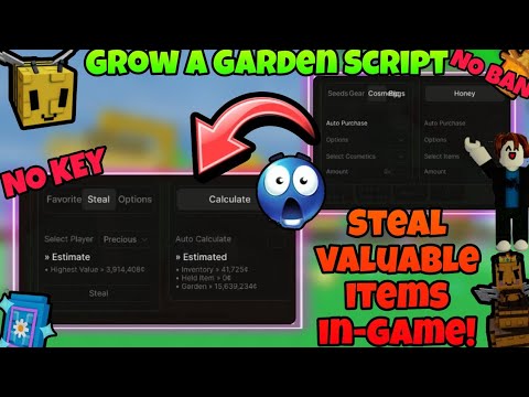 [NEW 🐝] Grow a Garden Script | Auto Farm 🍇 Steal Fruits 💰 Keyless & OP [2025]
