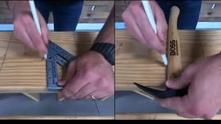 Square Across a 2x12 using a Boss Hammer