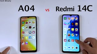 SAMSUNG A04 vs Redmi 14C - Speed Test
