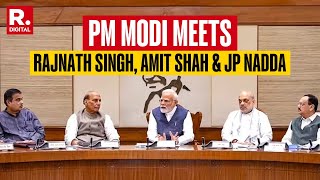 PM Modi Holds Key Brief Meet With Top Ministers In Parliament | Monsoon Session 2025