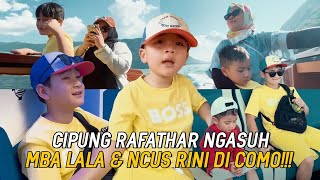 RAFATHAR CIPUNG MAMPIR KE VILLA GEORGE CLOONEY DIPINGGIR LAKE COMO NAIK SPEED BOAT?!!!