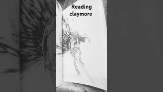 reading claymore #manga#anime #claymore