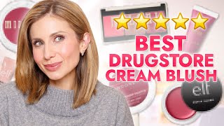 I Tested All The TOP RATED DRUGSTORE CREAM BLUSH!