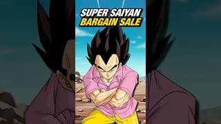 Vegeta and the SUPER SAIYAN BARGAIN SALE  #dragonball #dragonballsuper #goku