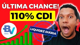 🔥 THE LAST CDB with 110% of the CDI with Daily Liquidity — Invest with Just R$1!