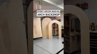 Arch backdrop for event decoration #arch #backdrop #diy #woodworking #eventdecor