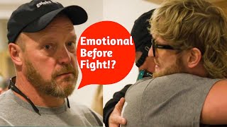 Logan Paul Father Emotional Before Fighting 💞🥰😭🥰💞