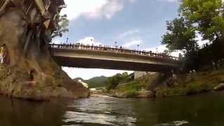 ダイビング＠郡上八幡の新橋 Bridge Diving in Gujo-Hachiman