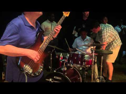 Dominica's high school musicians perform with WMU's Mas Que Nada