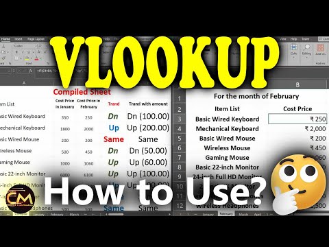 Track Cost Price Trends in Excel: Using Excel VLOOKUP & Conditional Formatting #vlookup